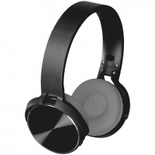 Bluetooth kopfhörer mit metallplatten auf den ohrmuscheln - Topgiving