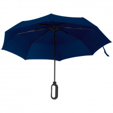 Taschenschirm aus pongee mit karabinergriff - Topgiving