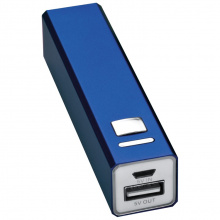 Powerbank 2.200 mah aus metall, inkl. ladekabel - Topgiving