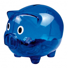 Transparentes sparschwein - Topgiving