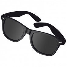 Sonnenbrille aus kunststoff im nerdlook, uv 400 schutz - Topgiving