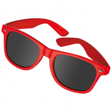 Sonnenbrille aus kunststoff im nerdlook, uv 400 schutz - Topgiving