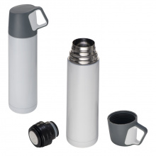 Edelstahl-vakuum-isolierkanne mit trinkbecher, 500 ml - Topgiving