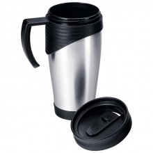 Doppelwandiger thermobecher aus edelstahl, 400 ml - Topgiving