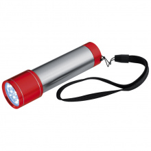 Edelstahltaschenlampe mit 9 leds - Topgiving