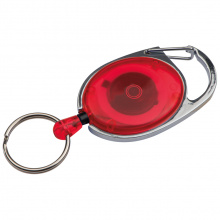Schlüsselanhänger mit karabiner und ausziehbarem schlüsselring - Topgiving