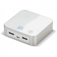 Powerbank quadratisch 6000mah - Topgiving