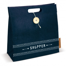 Filz einkaufstasche mit knopf - Topgiving
