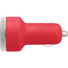 Usb-kfz ladestecker 'duo' aus kunststoff - Topgiving