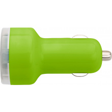 Usb-kfz ladestecker 'duo' aus kunststoff - Topgiving