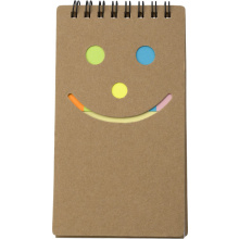 Notizbuch 'happy face' aus karton - Topgiving