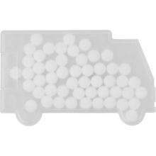 Pfefferminzbonbons 'truck' in kunststoffspender - Topgiving