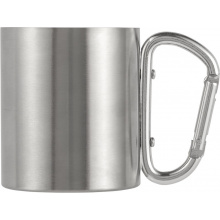 Doppelwandiger kaffeebecher 'carbine' aus edelstahl - Topgiving