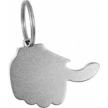 Schlüsselanhänger 'thumb' aus aluminium - Topgiving