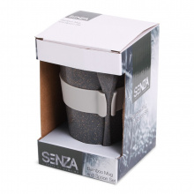 Senza bamboo mug + spoon - Topgiving