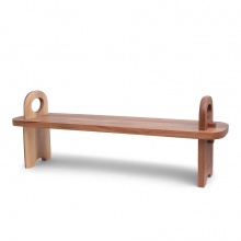 Senza acacia standing serving tray - Topgiving