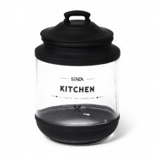 Senza glass storage jar small - Topgiving