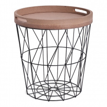 Senza iron basket with serving tray - Topgiving