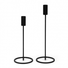 Senza dining candle holders iron 2 - Topgiving