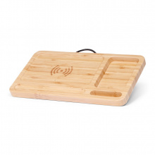 Brainz wireless charger pad bamboo - Topgiving