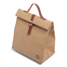 Washed kraft lunchbag - Topgiving