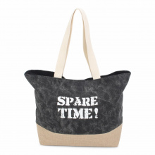 Jute canvas shopper - Topgiving