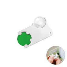 Chiphalter mit 1 euro chip und lupe - Topgiving
