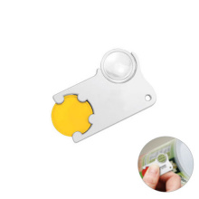 Chiphalter mit 1 euro chip und lupe - Topgiving