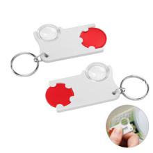 Chiphalter mit 1 euro chip und lupe - Topgiving