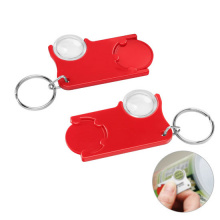 Chiphalter mit 1 euro chip und lupe - Topgiving