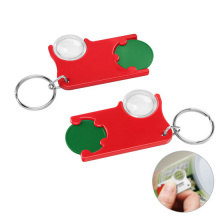 Chiphalter mit 1 euro chip und lupe - Topgiving
