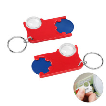 Chiphalter mit 1 euro chip und lupe - Topgiving