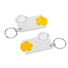 Chiphalter mit 1 euro chip und lupe - Topgiving