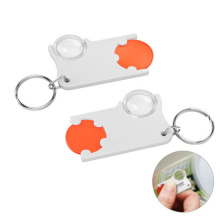 Chiphalter mit 1 euro chip und lupe - Topgiving