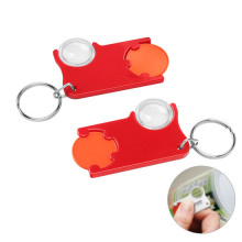 Chiphalter mit 1 euro chip und lupe - Topgiving