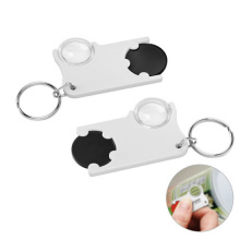 Chiphalter mit 1 euro chip und lupe - Topgiving