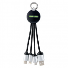 3-in-1 ladekabel mit beleuchtung - Topgiving