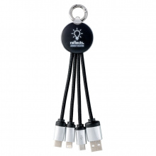 3-in-1 ladekabel mit beleuchtung - Topgiving