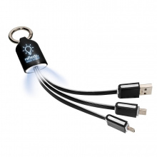 3-in-1 ladekabel - Topgiving