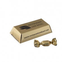 Mini Goldbarren mit Gold Bonbon - Topgiving