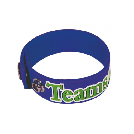 PVC Armbänder mit Druckknopfverschluss aus Metall - Topgiving