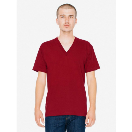 Ama t-shirt v-neck fine jersey unisex - Topgiving