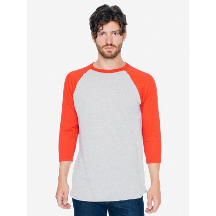 Ama t-shirt pol/cot 3/4 raglan sleeve - Topgiving