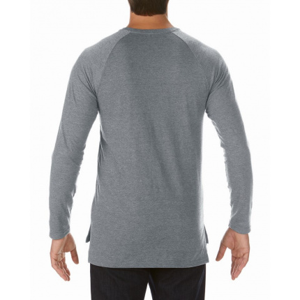 Anvil t-shirt long & lean lightweight ls for him - Topgiving