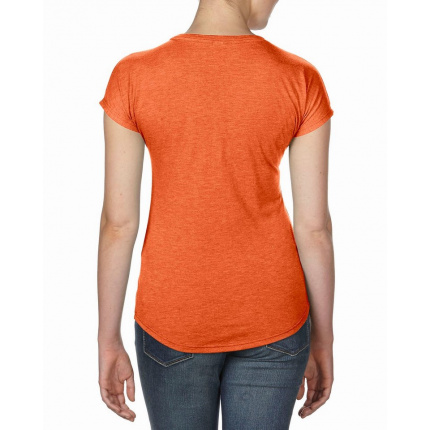 Anvil t-shirt v-neck triblend ss for her - Topgiving