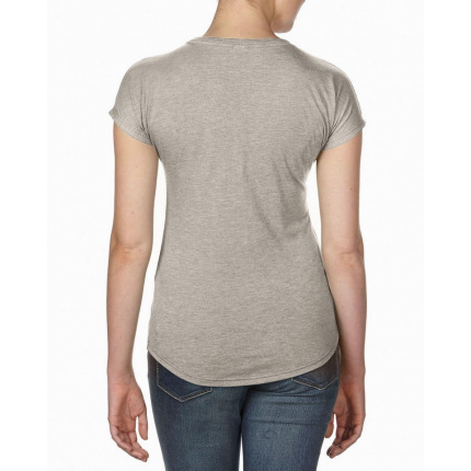 Anvil t-shirt v-neck triblend ss for her - Topgiving