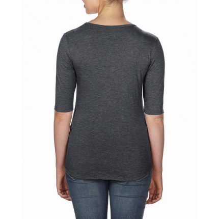Anvil t-shirt scoop triblend 1/2 sleeve - Topgiving