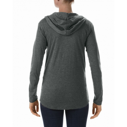 Anvil jacket hooded full-zip tri-blend for her - Topgiving