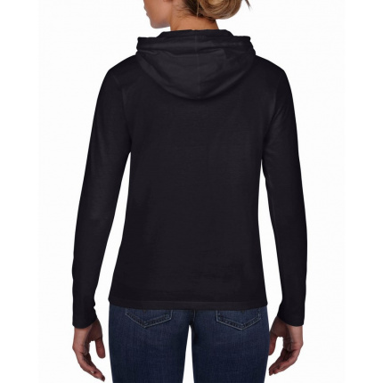 Anvil t-shirt hooded lightweight ls for her - Topgiving