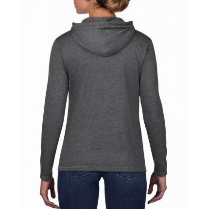 Anvil t-shirt hooded lightweight ls for her - Topgiving